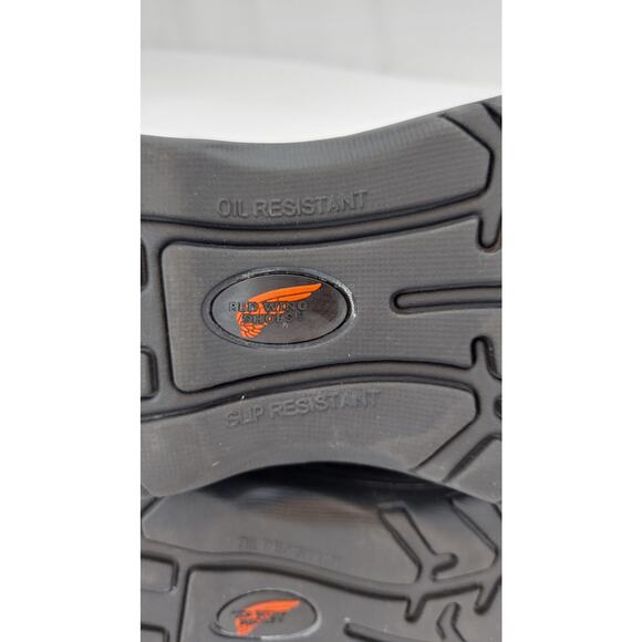 Women's Red Wing Work  Safety Shoes 1623 Comp Toe Black Leather Lace Up  9.5 D - Picture 10 of 10